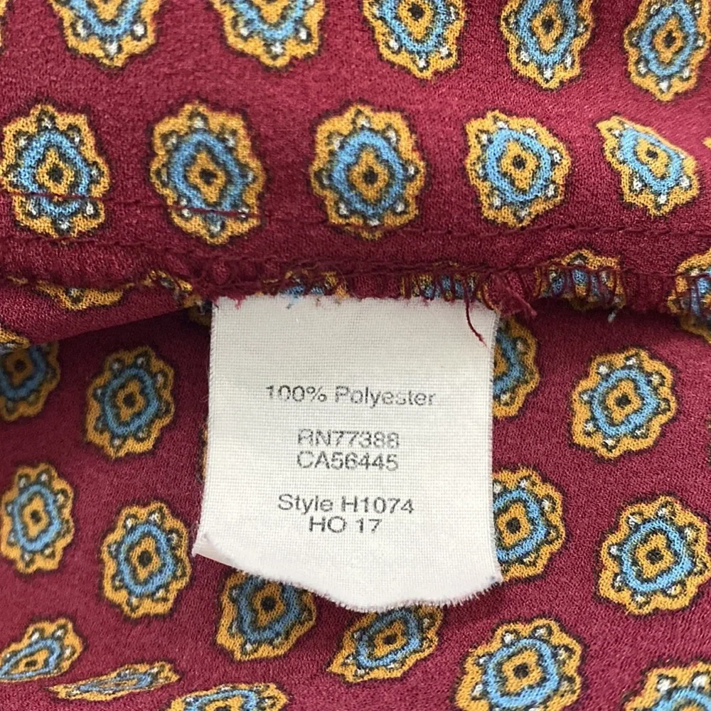 J Crew Womens Blouse Bell Sleeves, Size M‎